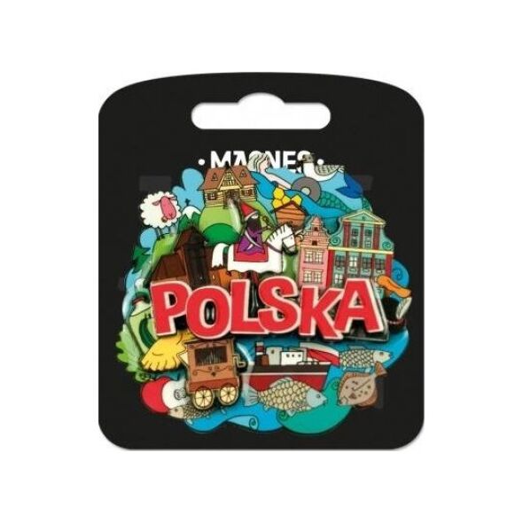 Pan Dragon Magnes I love Poland Polska ILP-MAG-C-PL38