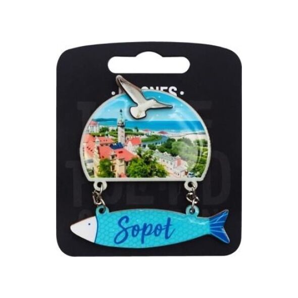 Pan Dragon Magnes I love Poland Sopot ILP-MAG-D-SOP-19