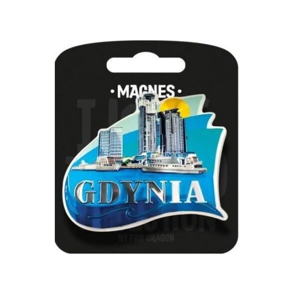 Pan Dragon Magnes I love Poland Gdynia ILP-MAG-A-GDY-08