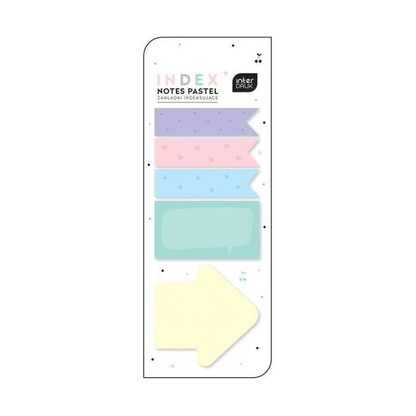 Interdruk Zakładki indeksujące Pastel 125szt