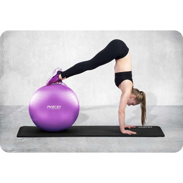 Neo-Sport Piłka do ćwiczeń 65 cm NS-951 fioletowa
