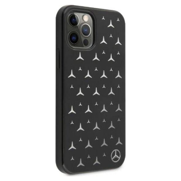 Mercedes Mercedes MEHCP12LESPBK iPhone 12 Pro Max 6,7" czarny/black hardcase Silver Stars Pattern