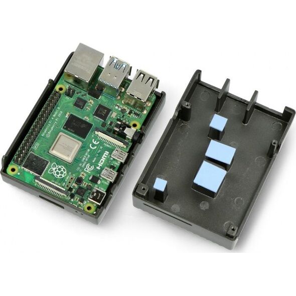 OEM Obudowa z wycięciami Raspberry Pi 4B (DNG-18743)