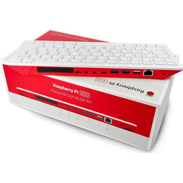 Raspberry Pi 400 4GB RAM Personal Computer Kit US + Akcesoria (RPI-17919)