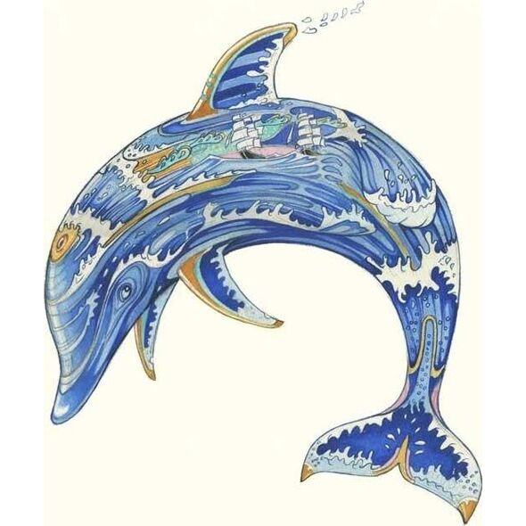 DM Collection Karnet A130 B6 + koperta Delfin