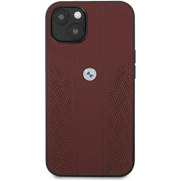 BMW Etui Bmw Bmhcp13Srsppr Iphone 13 Mini 5,4" Czerwony/Red Hardcase Leather Curve Perforate