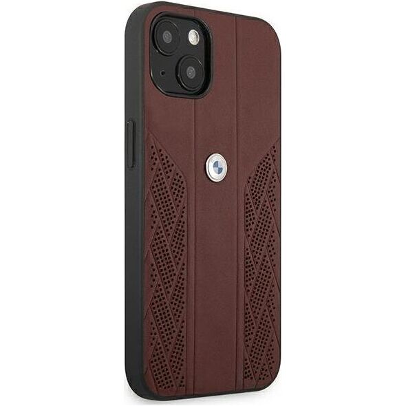 BMW Etui Bmw Bmhcp13Srsppr Iphone 13 Mini 5,4" Czerwony/Red Hardcase Leather Curve Perforate