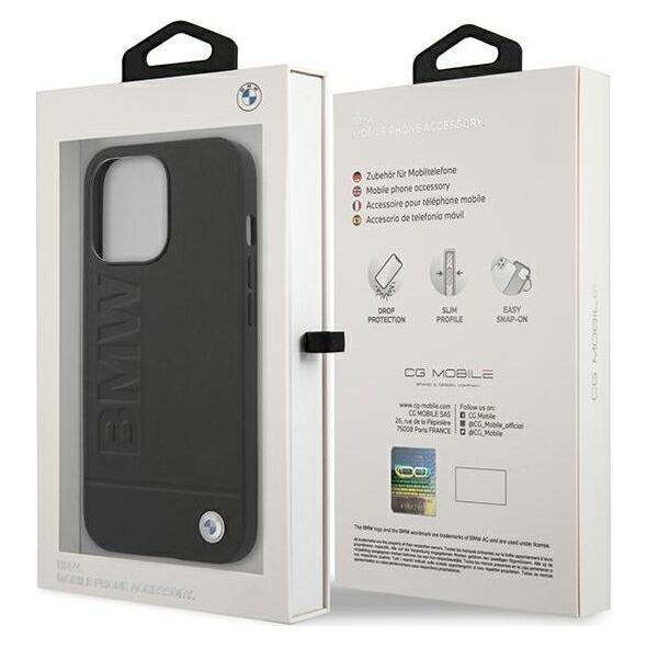 BMW Etui Bmw Bmhcp13Xsllbk Iphone 13 Pro Max 6,7" Czarny/Black Hardcase Signature Logo Imprint