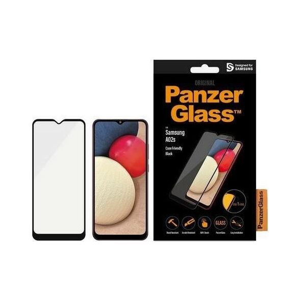 PanzerGlass PanzerGlass E2E Super+ Sam A02s A025F Case Friendly AntiBacterial czarny/black