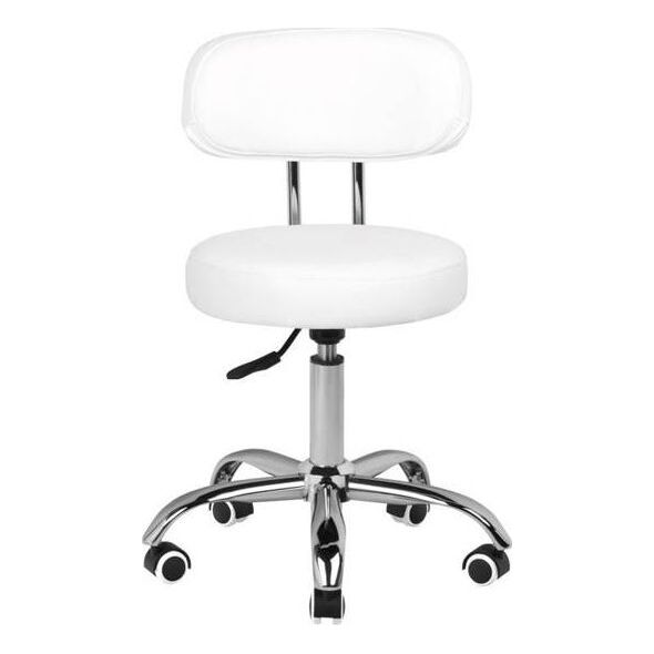 Activeshop Taboret kosmetyczny do pedicure A-007 biały universal