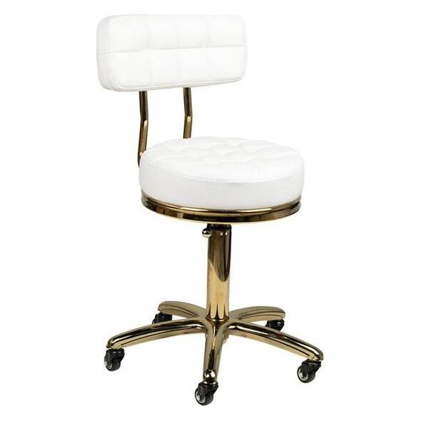 Activeshop Krzesło kosmetyczne GOLD AM-961 białe universal