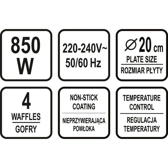 Gofrownica Yato T68011