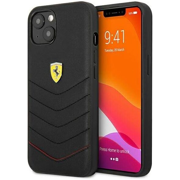 Ferrari Ferrari FEHCP13SRQUK iPhone 13 mini 5,4" czarny/black hardcase Off Track Quilted