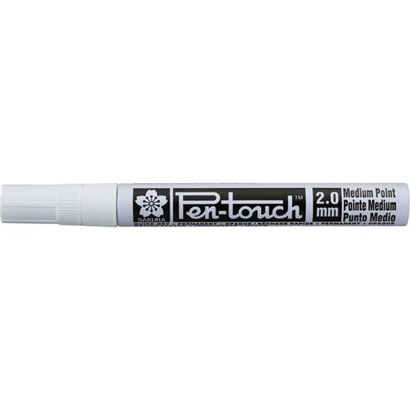 BRUYNZEEL SAKURA Sakura Pen-Touch Medium Marker 2,0mm White