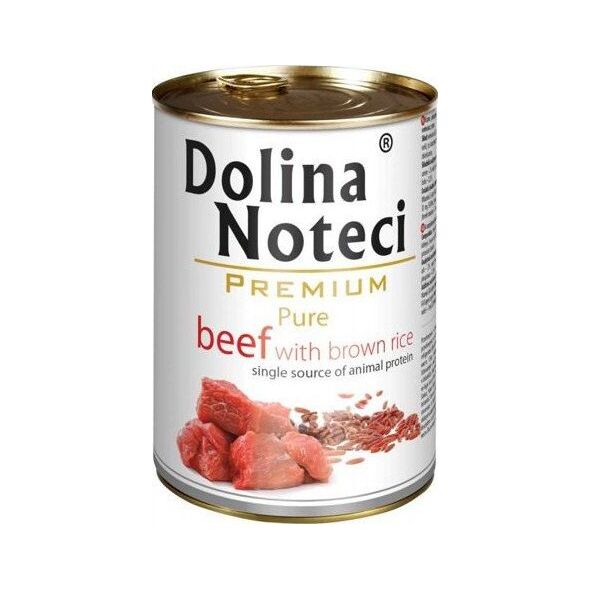 Dolina Noteci Dolina Noteci Premium Pure Wołowina z ryżem brązowym 400g