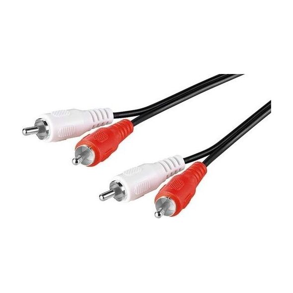 Kabel RB-LAN RCA (Cinch) x2 - RCA (Cinch) x2 2.5m czarny (JAB-856810)