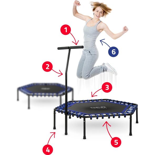 Trampolina Neo-Sport 11024 FT127 cm