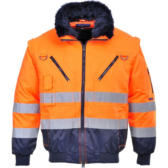 Portwest Pj50 Portwest Kurtka P Bomber Ostrzegawcza 4W1 Xxl