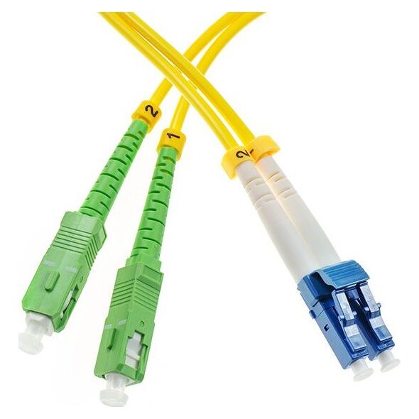 RBLINE Patchcord SM LC/APC-LC/APC duplex 1m 9/125 3.0mm G652D