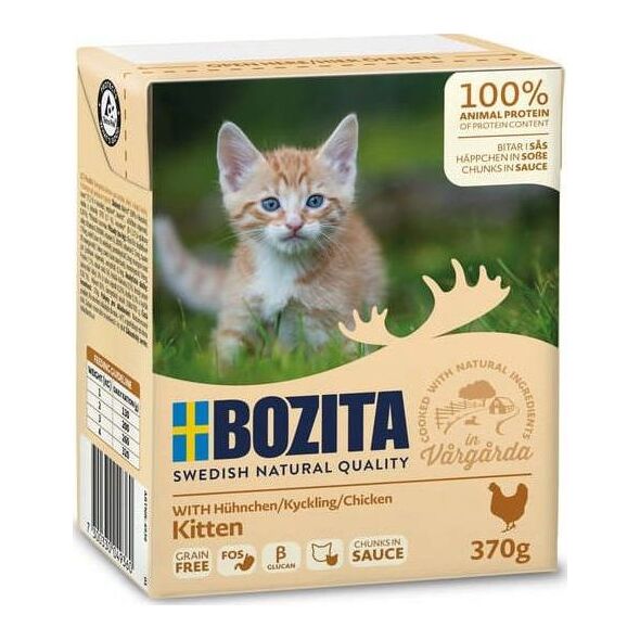Bozita Chunks in sauce with Chicken for Kitten 370g