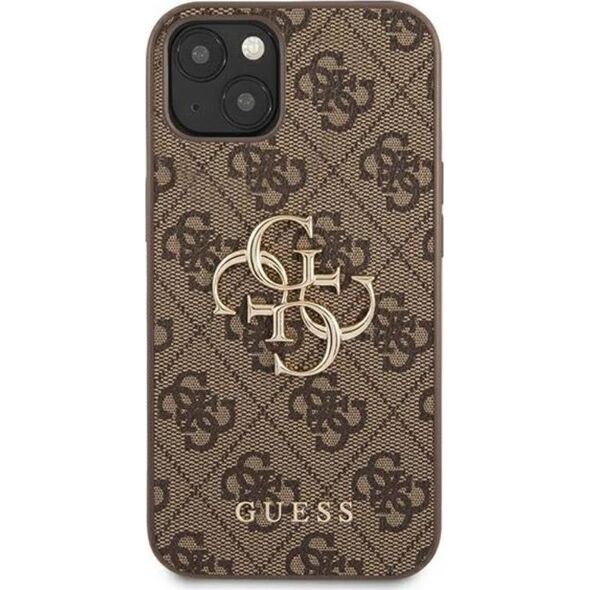 Guess Etui Guess GUHCP13M4GMGBR Apple iPhone 13 brązowy/brown hardcase 4G Big Metal Logo