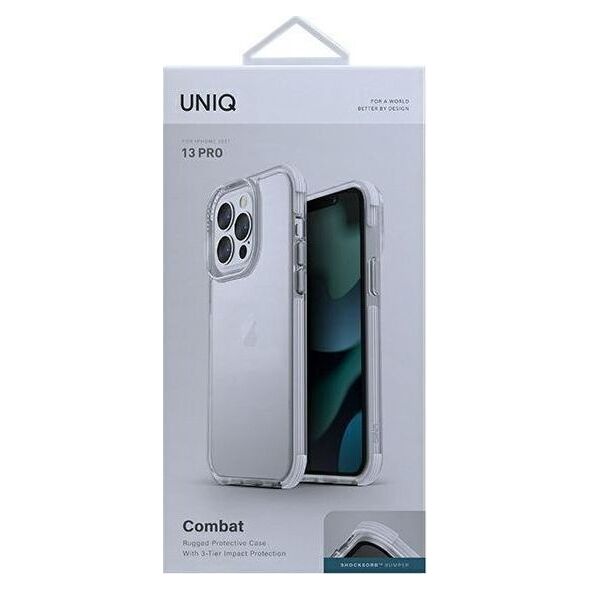 PanzerGlass Etui UNIQ Combat Apple iPhone 13 Pro biały/white