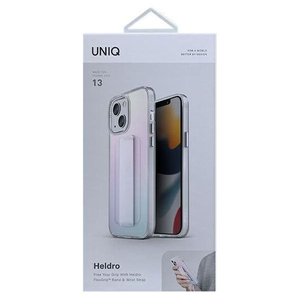 PanzerGlass Etui UNIQ Heldro Apple iPhone 13 Iridescent