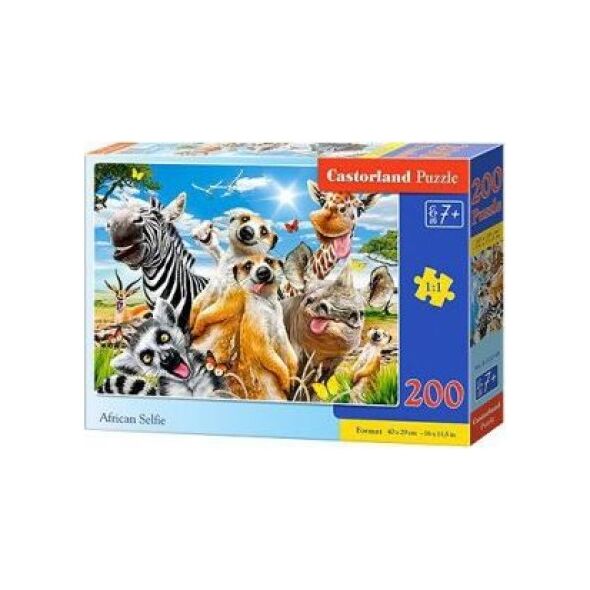 Castorland Puzzle 200 African Selfie CASTOR