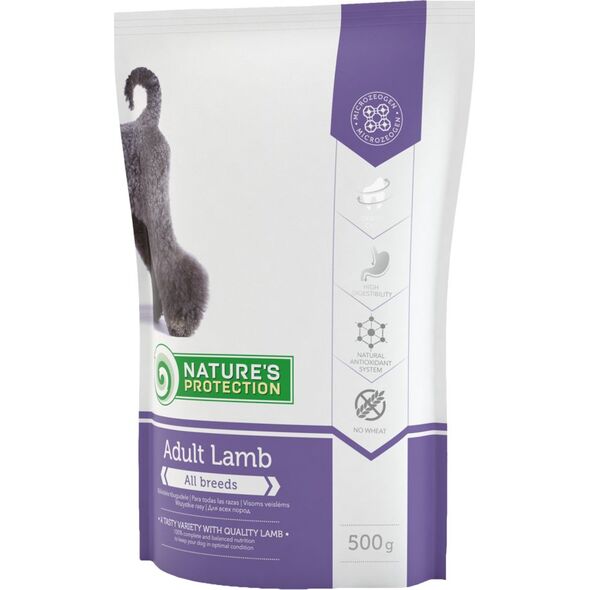 Nature’s Protection Karma dla dorosłych psów, jagnięcina 500g