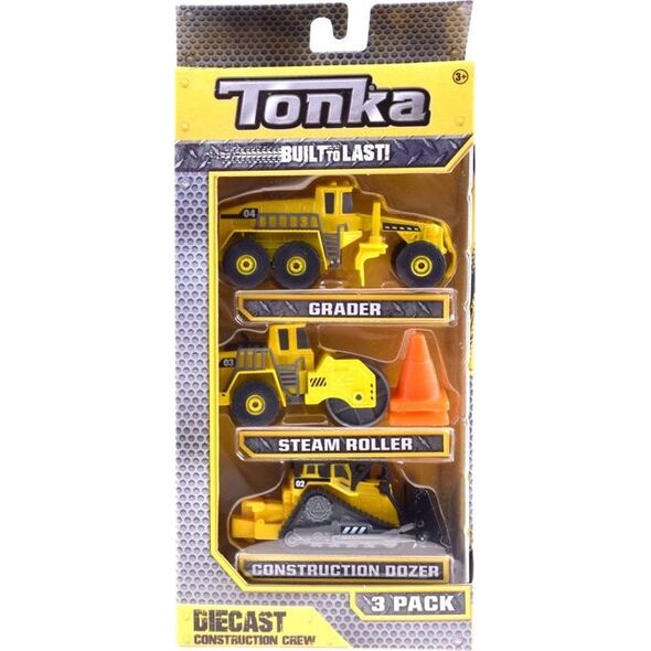 Hasbro Maszyny budowlane Tonka Autka zestaw 3 szt ZA3617