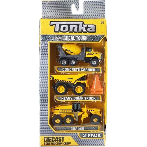 Hasbro Maszyny budowlane Tonka Autka zestaw 3 szt ZA3617