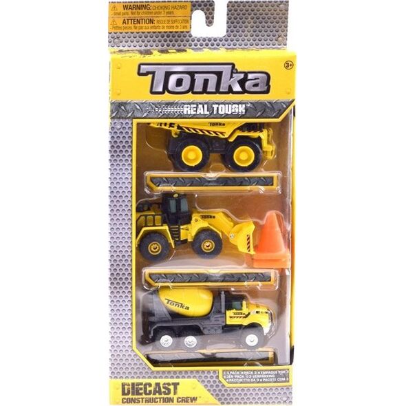 Hasbro Maszyny budowlane Tonka Autka zestaw 3 szt ZA3617