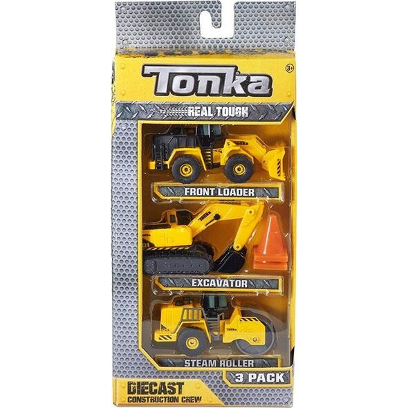 Hasbro Maszyny budowlane Tonka Autka zestaw 3 szt ZA3617