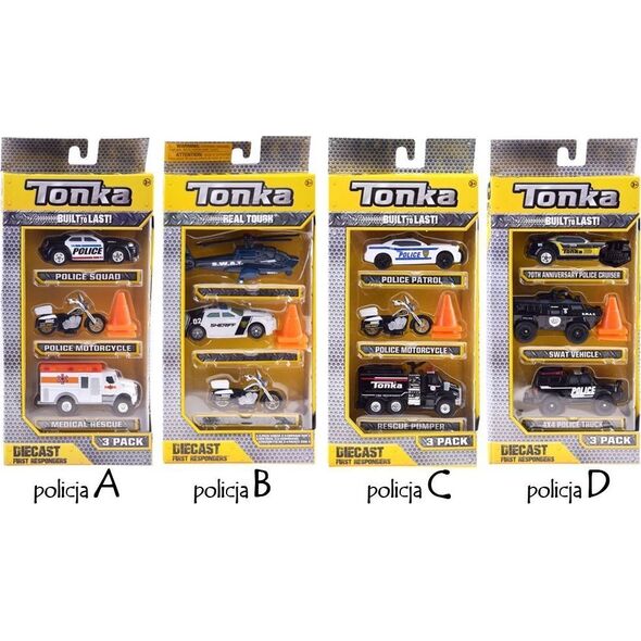 Hasbro Hasbro autka Tonka zestaw Policja ZA3633