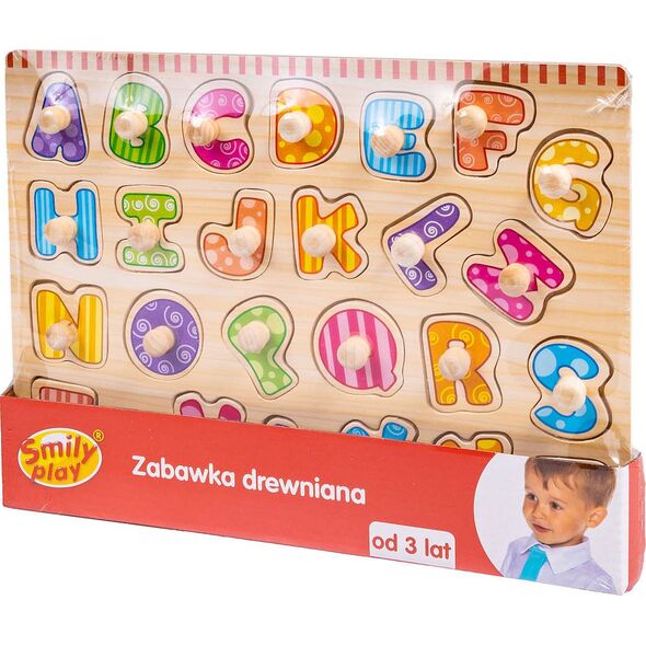 Smily Play Układanka Drewniana Literki