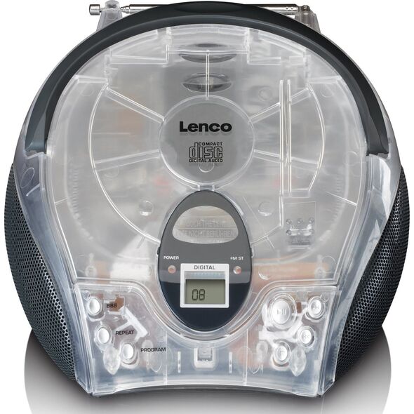 Radioodtwarzacz Lenco SCD-24 transparent
