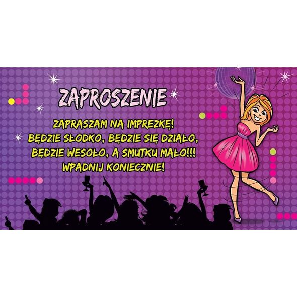 Stamp Zaproszenia Young nr 14 (opakowanie 10 szt)