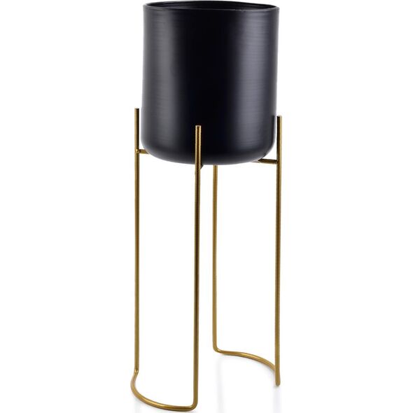 Mondex Osłonka metalowa na stojaku SWEN 20x54cm czarna