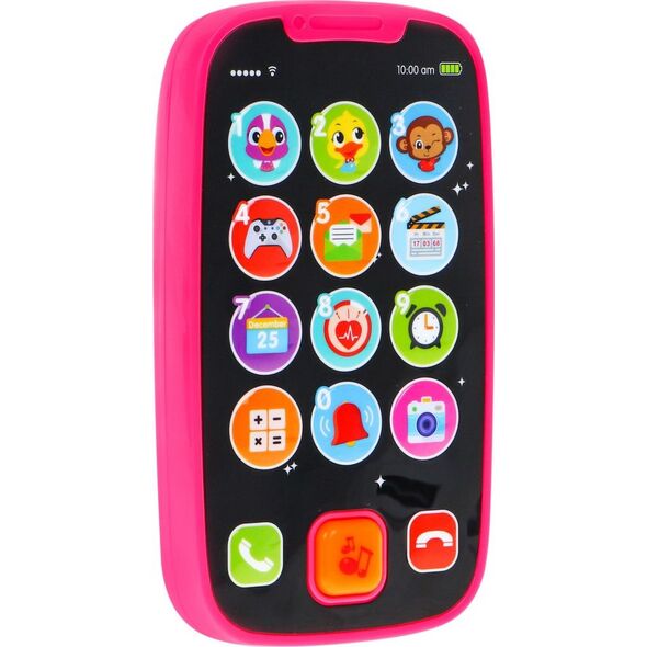 Ramiz Edukacyjny Interaktywny SmartPhone Różowy