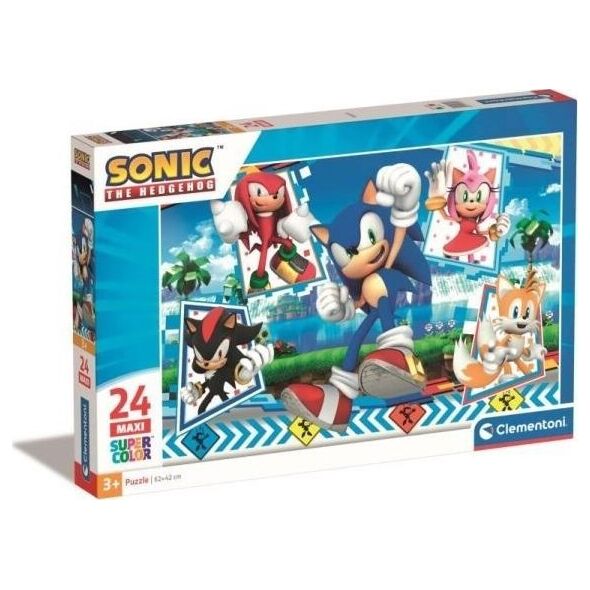 Clementoni Puzzle 24 elementy Maxi Sonic