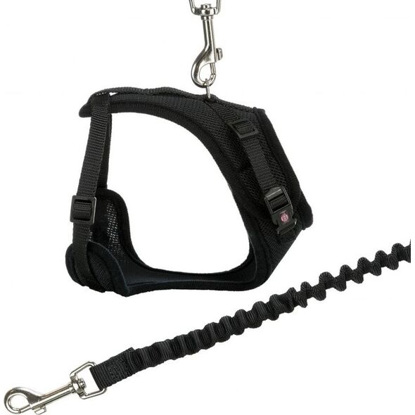 Trixie Szelki Y mesh, dla kota, 39–60 cm/10 mm, 1.00 m, różne kolory, ze smyczą elastyczną