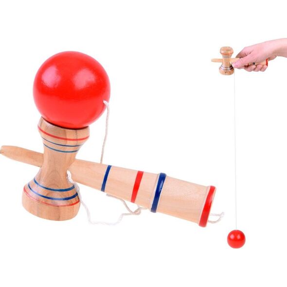 Jokomisiada Kendama Drewniana gra zręcznościowa GR0462