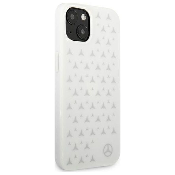 Mercedes Mercedes MEHCP13MESPWH iPhone 13 6,1" biały/white hardcase Silver Stars Pattern