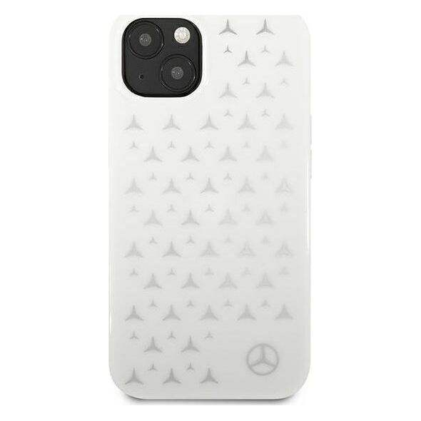 Mercedes Mercedes MEHCP13SESPWH iPhone 13 mini 5,4" biały/white hardcase Silver Stars Pattern