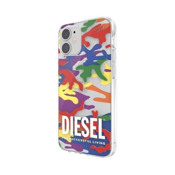 Diesel DIESEL CLEAR CASE PRIDE CAMO AOP IPHONE 12 MINI WIELOBARWNY standard