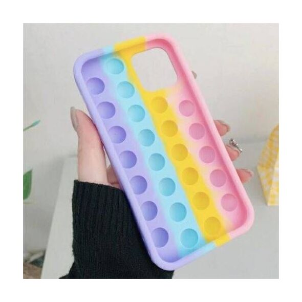 ETUI BUBBLE ANTYSTRESOWE SENSORYCZNE IPHONE 12 / 12 PRO PASTELOWY standard