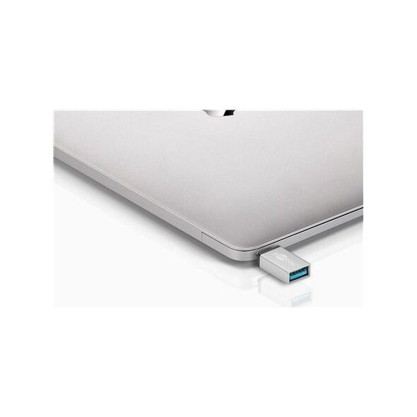 Adapter USB Goobay USB-C - USB Srebrny  (56620)