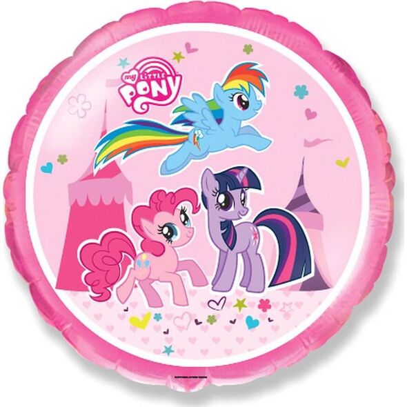 Flexmetal Balon foliowy 18" FX - "Little Pony" (okragły), pakowany