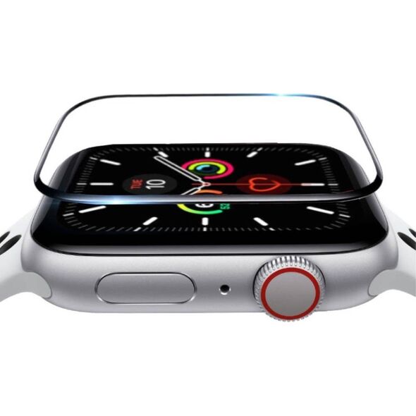 MyScreen Protector Szkło Hybrydowe APPLE WATCH 4 / 5 40MM MyScreen Diamond Hybrid Glass Edge 3D czarne