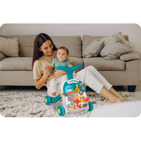 Ricokids Pchacz stolik edukacyjny 2w1 RK-810 biało-niebieski